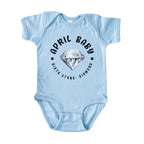 April Baby Birth Stone Bodysuit