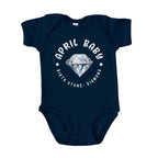 April Baby Birth Stone Bodysuit