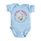 April Baby Birth Flowers (Bouquet) Bodysuit