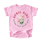 April Girl Birth Flowers (Bouquet) Tee - Kids