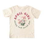 April Girl Birth Flowers (Bouquet) Tee - Toddlers