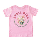 April Girl Birth Flowers (Bouquet) Tee - Toddlers