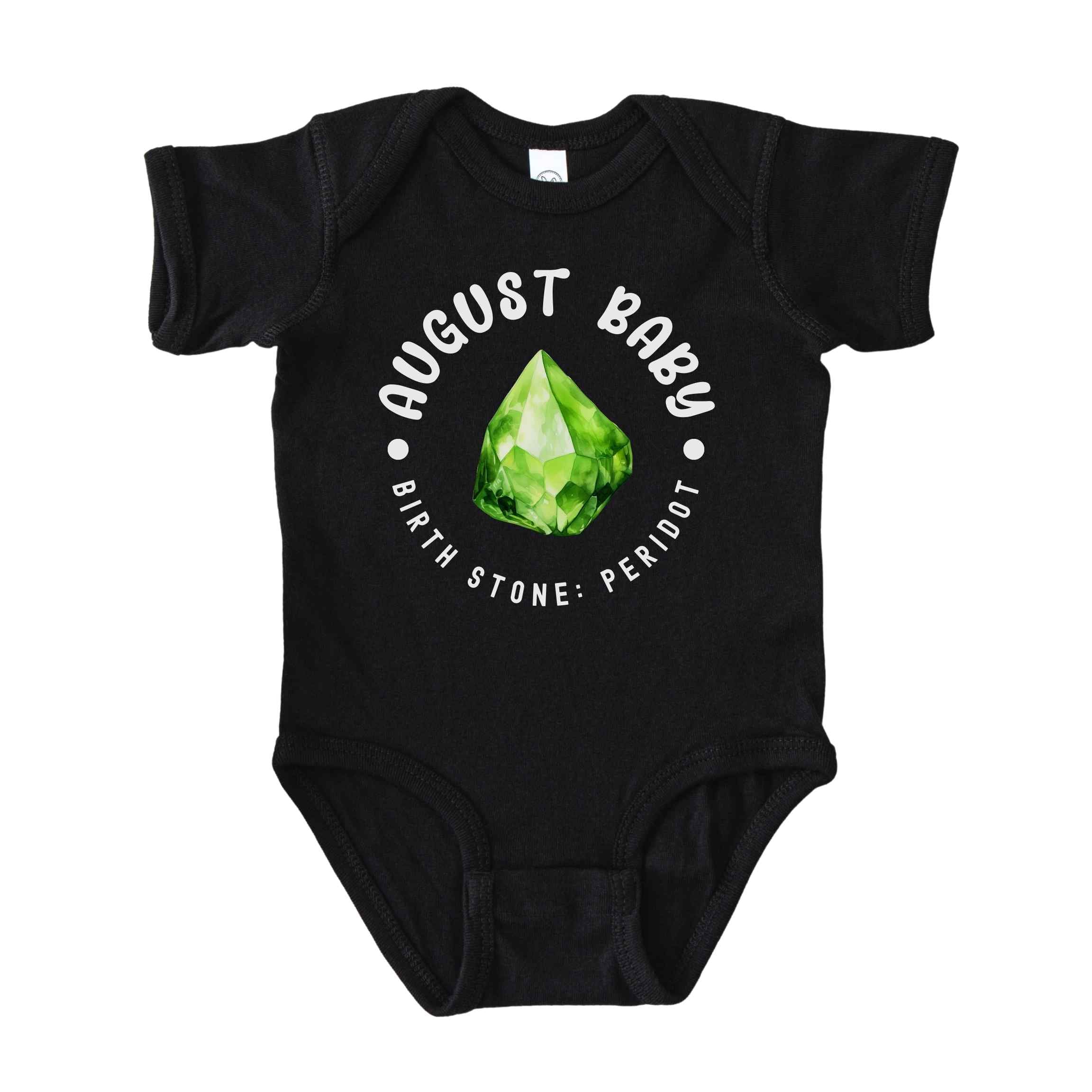 August Baby Birth Stone Bodysuit