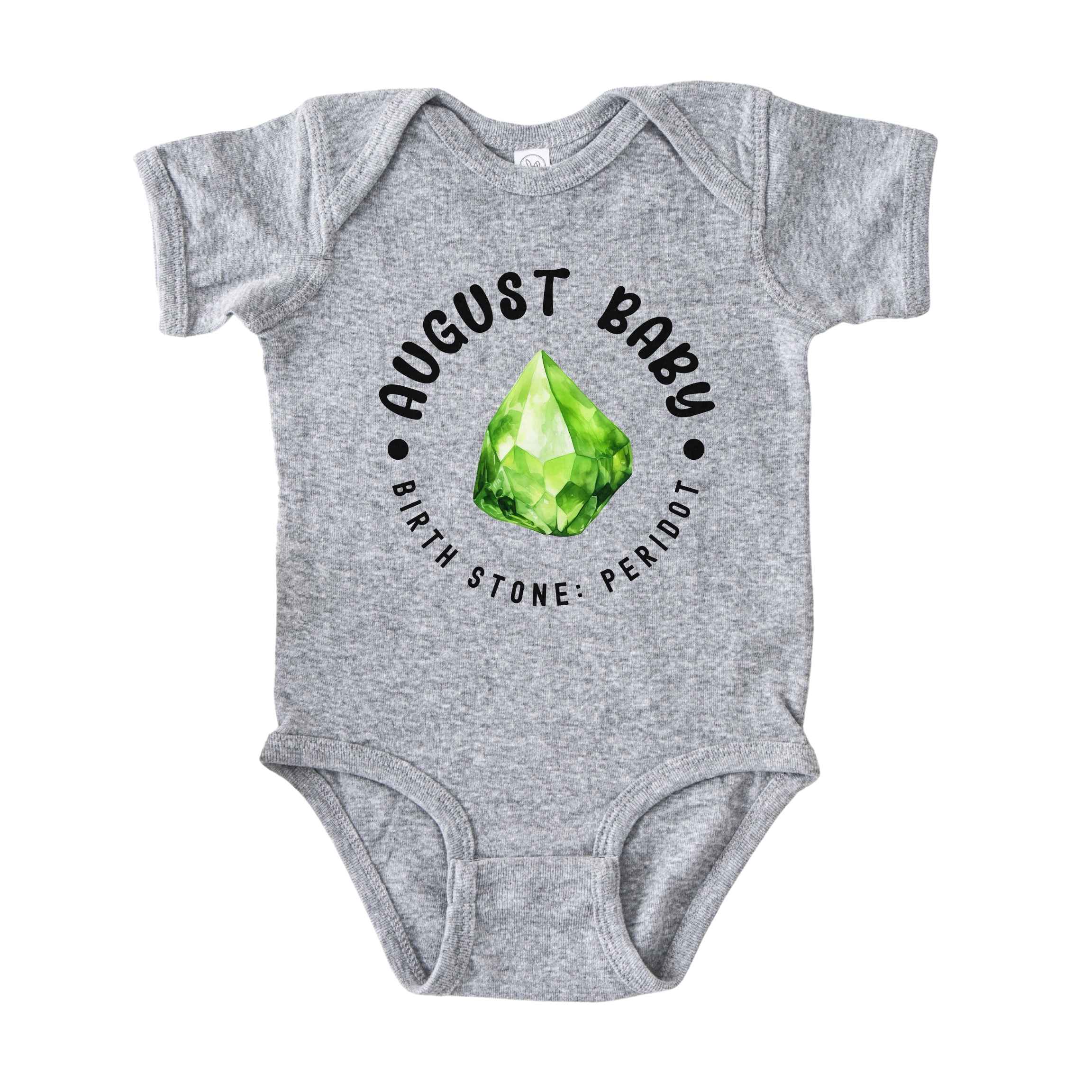 August Baby Birth Stone Bodysuit