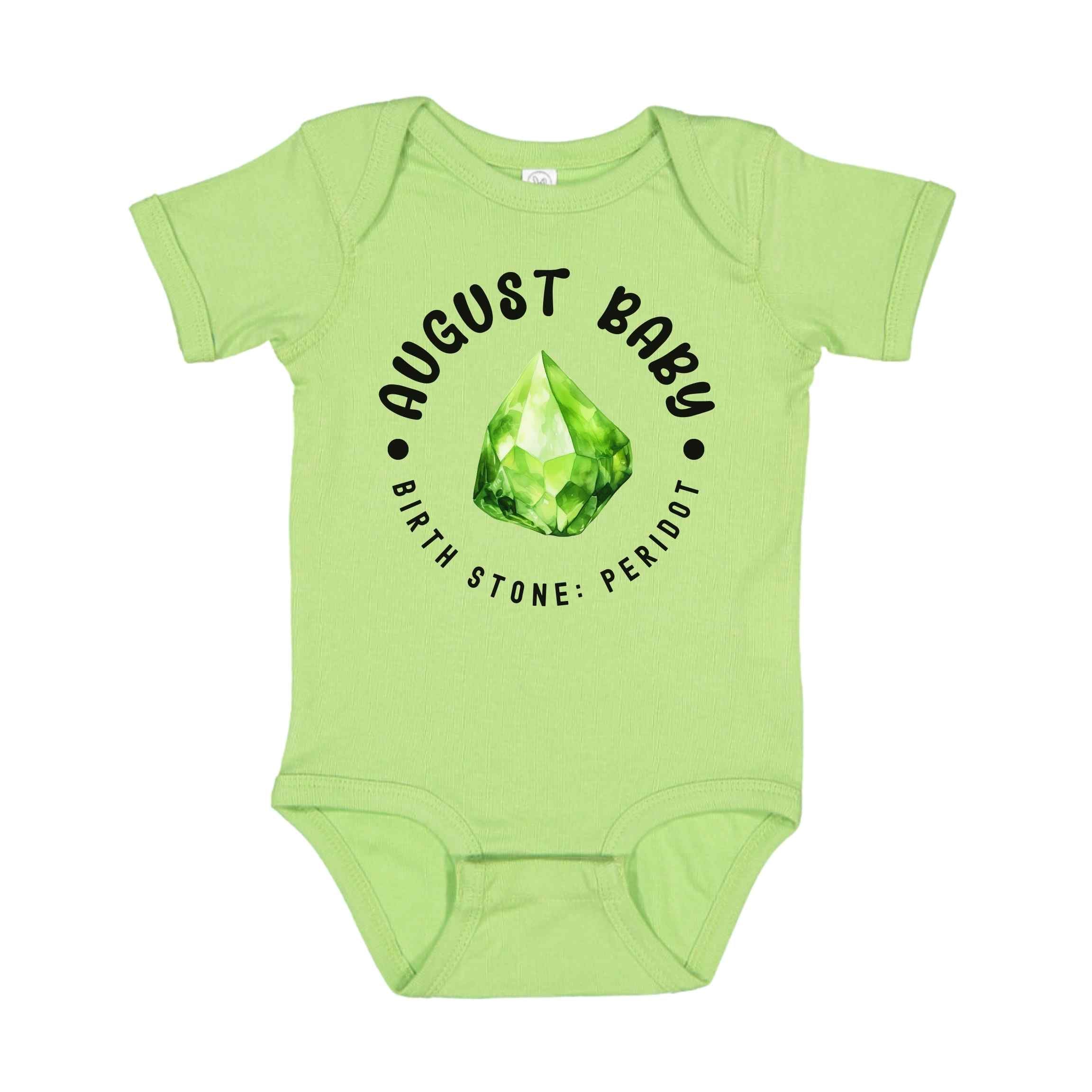 August Baby Birth Stone Bodysuit