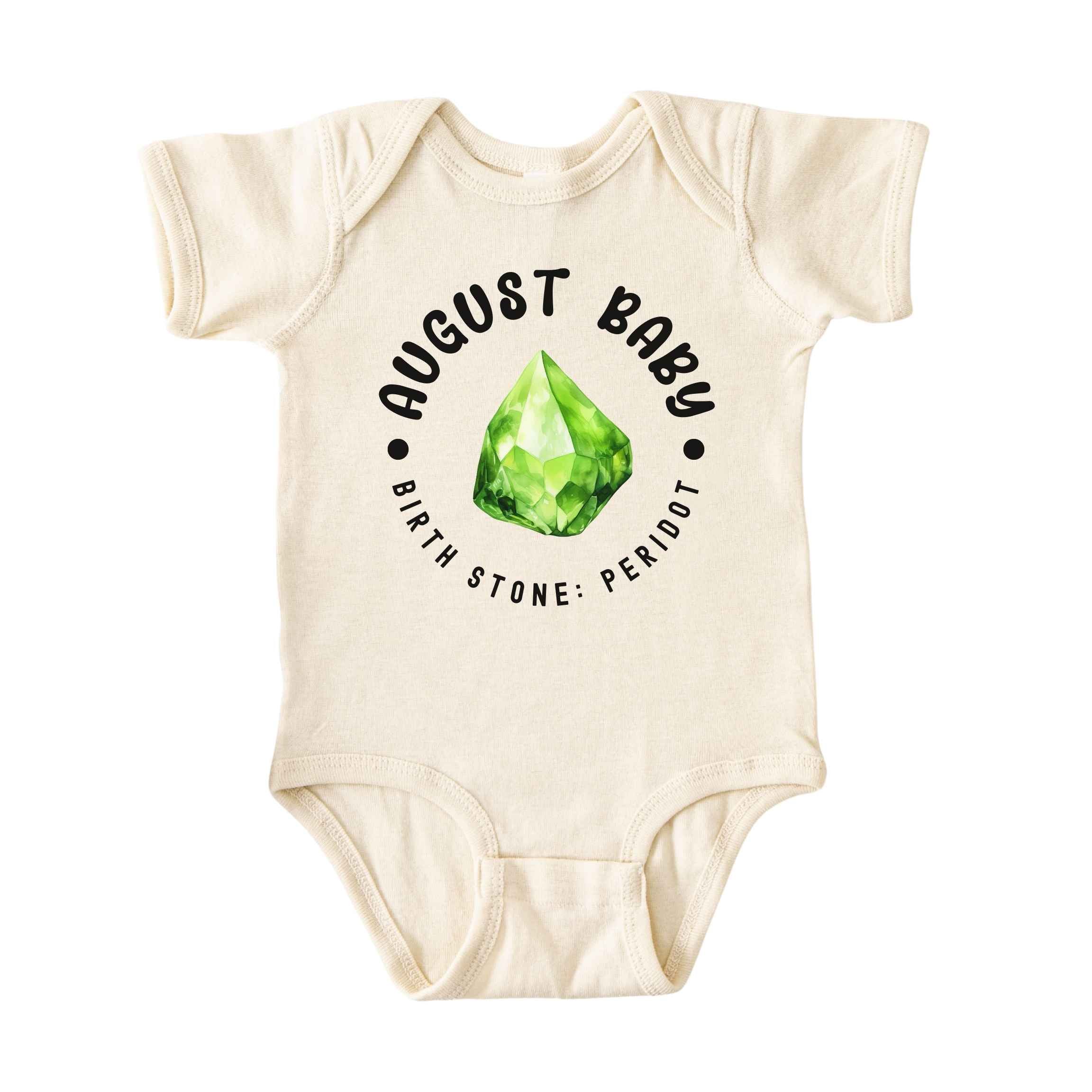 August Baby Birth Stone Bodysuit