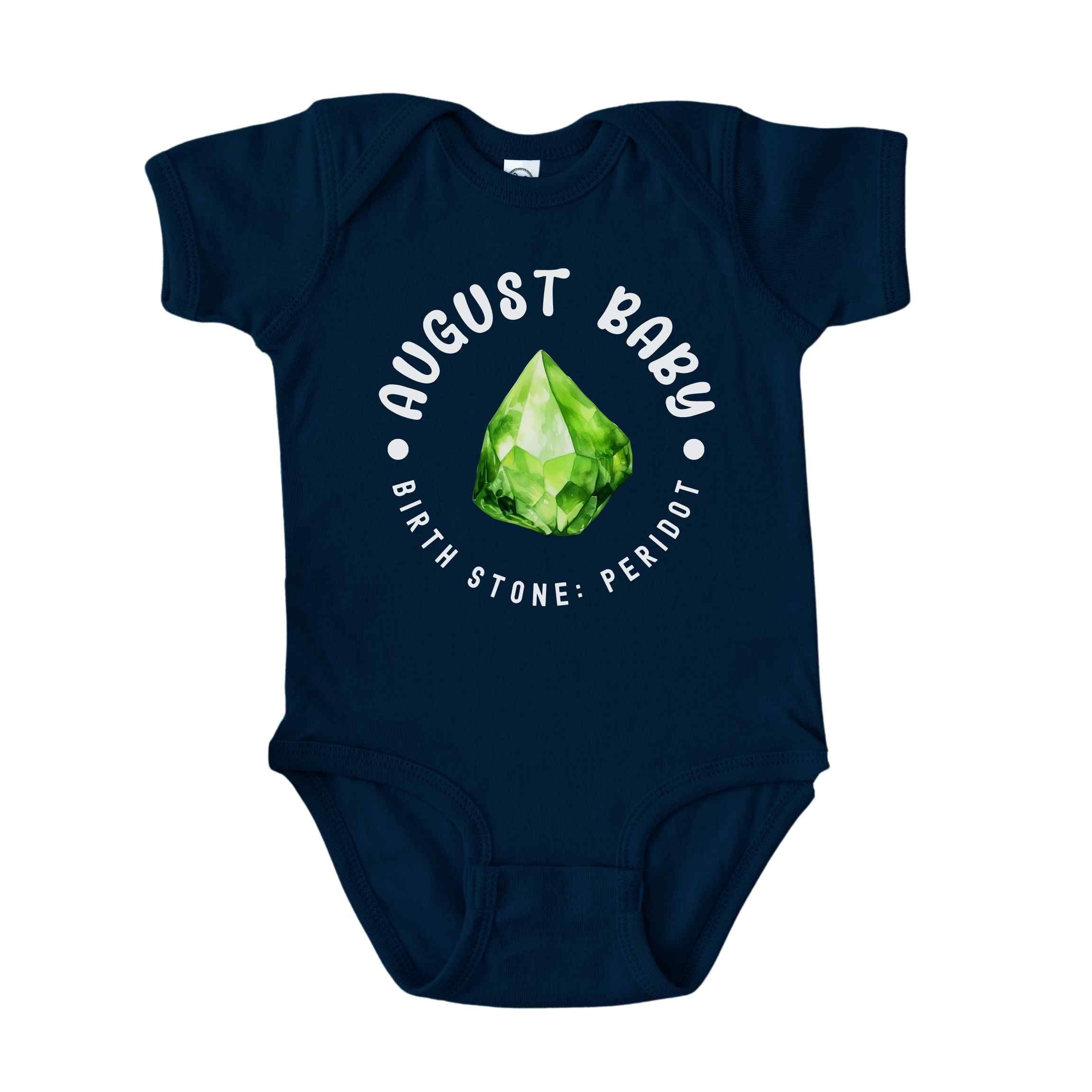 August Baby Birth Stone Bodysuit