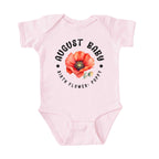 August Baby Alternate Birth Flower Bodysuit