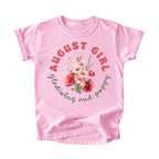 August Girl Birth Flowers (Bouquet) Tee - Kids