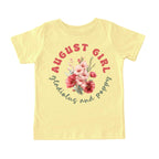August Girl Birth Flowers (Bouquet) Tee - Toddlers