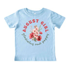August Girl Birth Flowers (Bouquet) Tee - Toddlers
