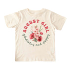 August Girl Birth Flowers (Bouquet) Tee - Toddlers
