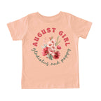 August Girl Birth Flowers (Bouquet) Tee - Toddlers