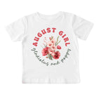 August Girl Birth Flowers (Bouquet) Tee - Toddlers