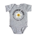 December Baby Main Birth Flower Bodysuit