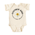 December Baby Main Birth Flower Bodysuit