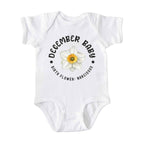 December Baby Main Birth Flower Bodysuit