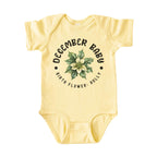 December Baby Alternate Birth Flower Bodysuit