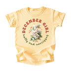December Girl Birth Flowers (Bouquet) Tee - Kids