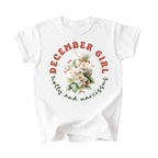 December Girl Birth Flowers (Bouquet) Tee - Kids