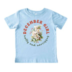 December Girl Birth Flowers (Bouquet) Tee - Toddlers