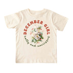 December Girl Birth Flowers (Bouquet) Tee - Toddlers