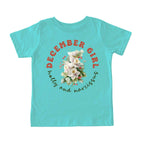 December Girl Birth Flowers (Bouquet) Tee - Toddlers
