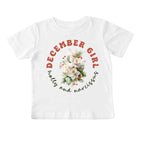 December Girl Birth Flowers (Bouquet) Tee - Toddlers