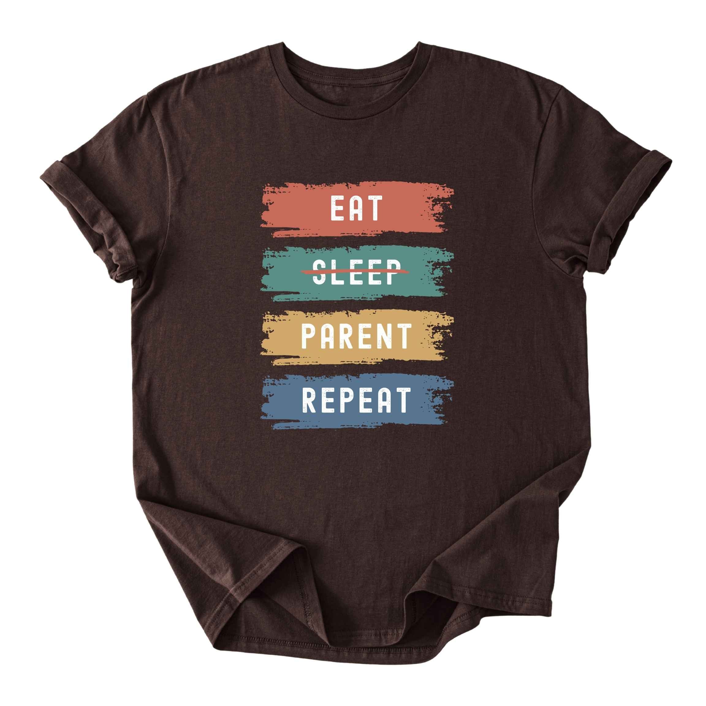 Eat. No Sleep. Parent. Repeat Tee - Dads
