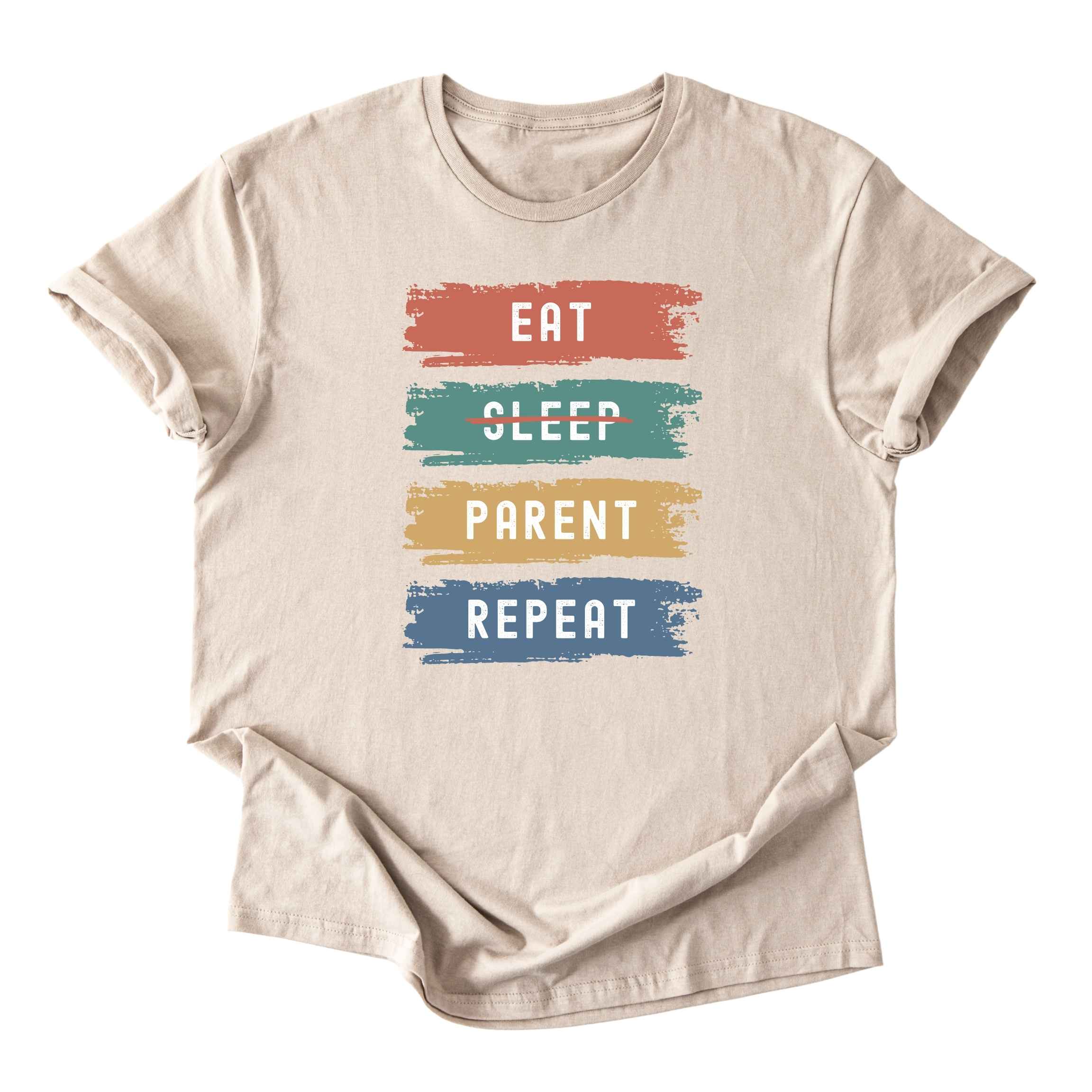 Eat. No Sleep. Parent. Repeat Tee - Dads