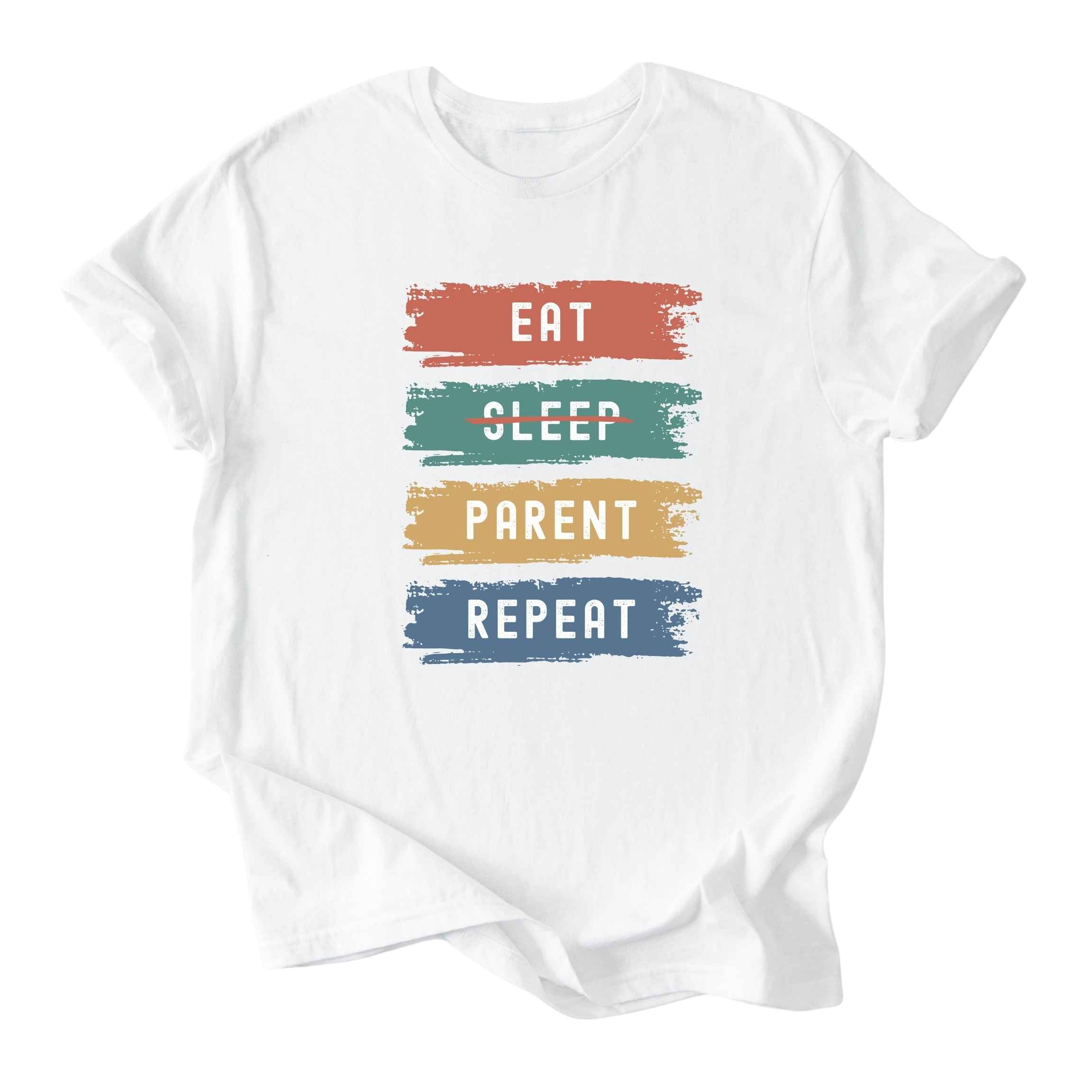 Eat. No Sleep. Parent. Repeat Tee - Dads