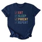 Eat. Sleep. Parent. Repeat Checkboxes Tee