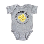 February Baby Alternate Birth Flower Bodysuit