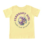 February Girl Birth Flowers (Bouquet) Tee - Toddlers