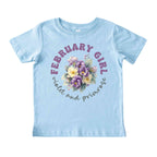 February Girl Birth Flowers (Bouquet) Tee - Toddlers