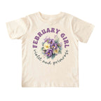 February Girl Birth Flowers (Bouquet) Tee - Toddlers