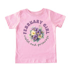 February Girl Birth Flowers (Bouquet) Tee - Toddlers