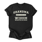 Grandma (Wisdom Wrapped in Hugs) Tee