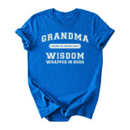Grandma (Wisdom Wrapped in Hugs) Tee