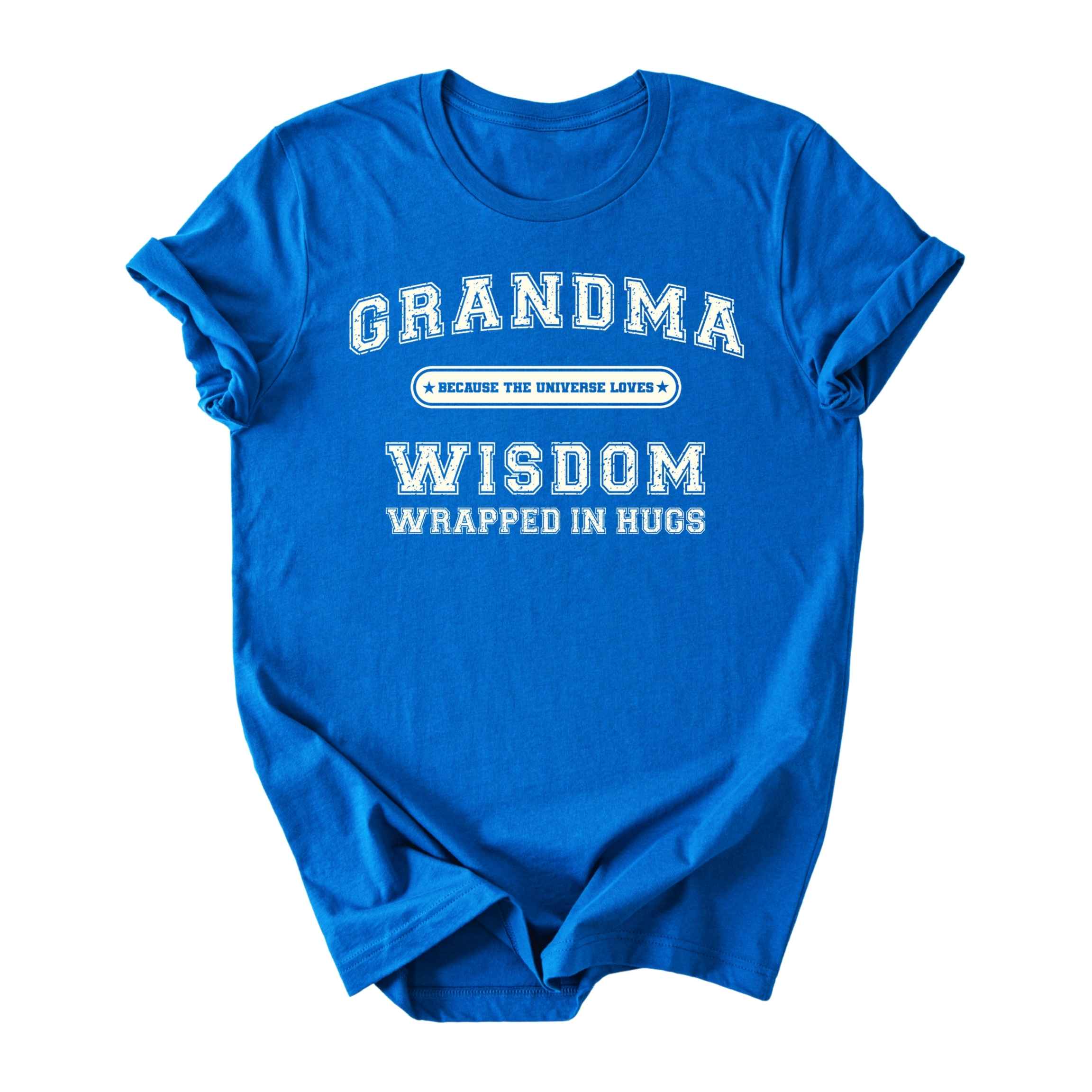 Grandma (Wisdom Wrapped in Hugs) Tee
