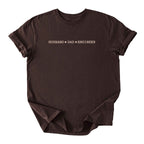 Husband ★Dad ★ Engineer- Minimalist Tee