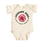 January Baby Main Birth Flower Bodysuit