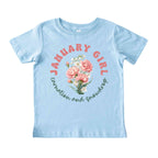 January Girl Birth Flowers (Bouquet) Tee - Toddlers