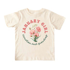 January Girl Birth Flowers (Bouquet) Tee - Toddlers