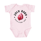 July Baby Birth Stone Bodysuit