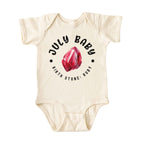 July Baby Birth Stone Bodysuit