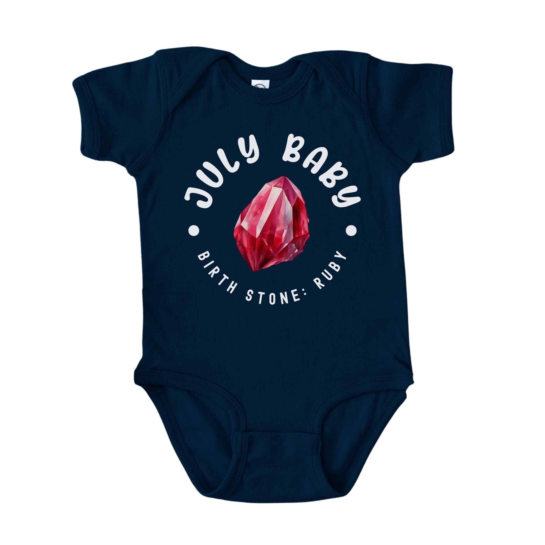 July Baby Birth Stone Bodysuit
