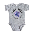 July Baby Main Birth Flower Bodysuit