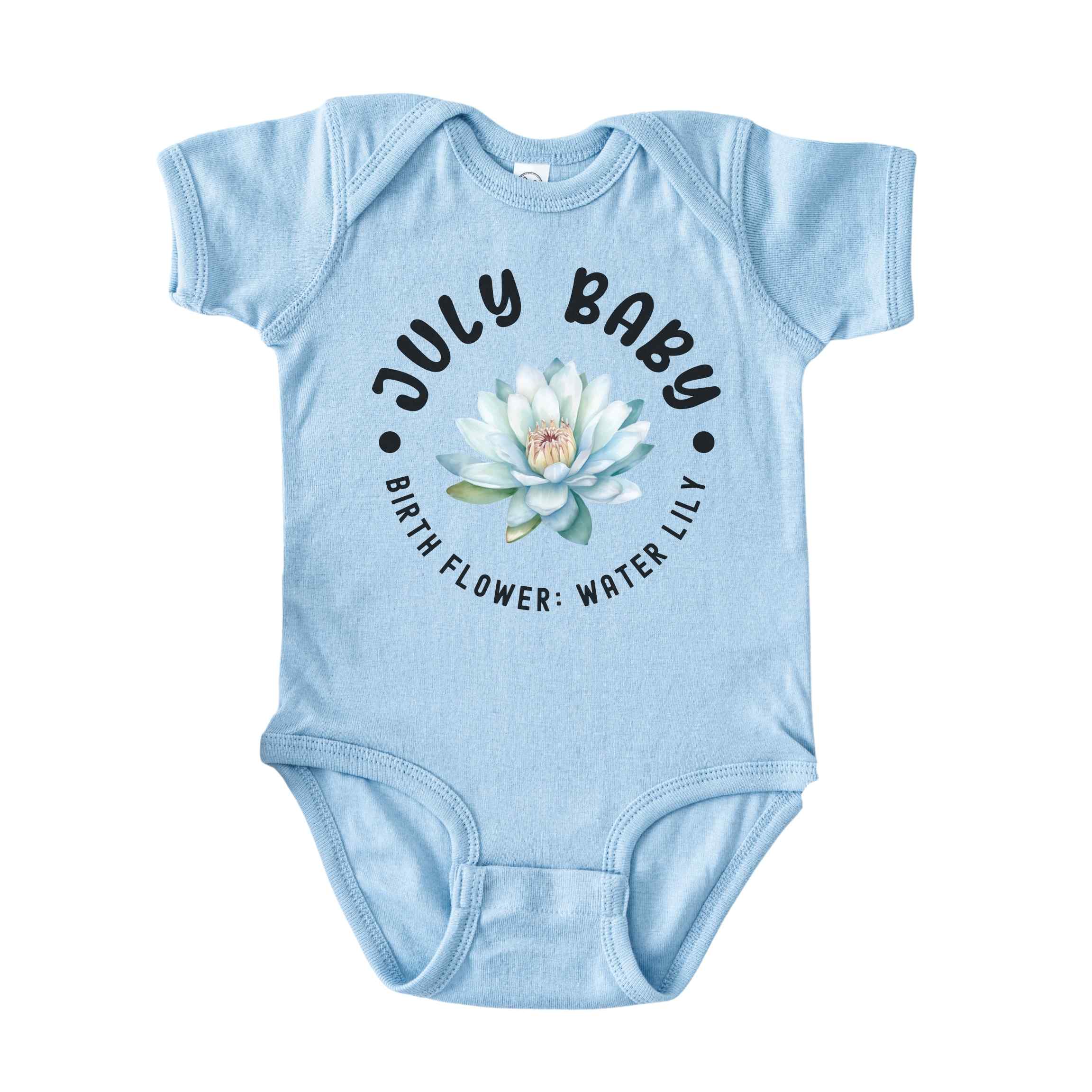 July Baby Alternate Birth Flower Bodysuit