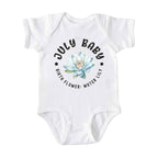 July Baby Alternate Birth Flower Bodysuit